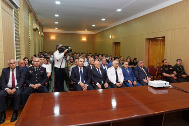 Ağcabədidə Milli Qurtuluş Gününə həsr olunmuş elmi-praktik konfrans keçirilib