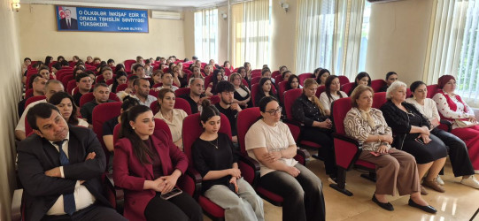 Ağcabədi rayon Pedaqoji Kollecində “Narkotik asılılığı problemində ailələrin rolu və valideyn məsuliyyəti” mövzusunda tədbir keçirilib.