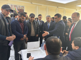 Ağcabədidə işsiz və işaxtaran şəxslər üçün növbəti əmək yarmarkası keçirilib.