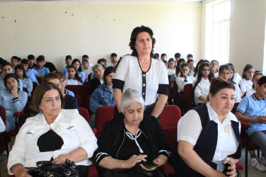 “Uşaq və yeniyetmələrin hüquq və vəzifələri” mövzusunda Şahsevən Təzəkənd,  Şahsevən, Sarvanlar və Muğanlı məktəbliləri ilə görüş keçirilmişdir.