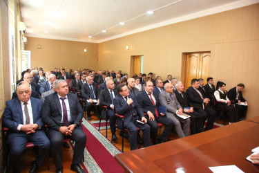 Ağcabədi Rayon İcra Hakimiyyəti başçısı yanında Şuranın geniş tərkibli iclası keçirilmişdir
