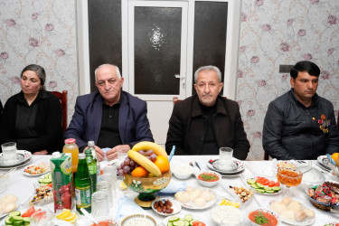 Ağcabədidə şəhid Samir Mikayıllının ailəsi iftar süfrəsi təşkil edib.