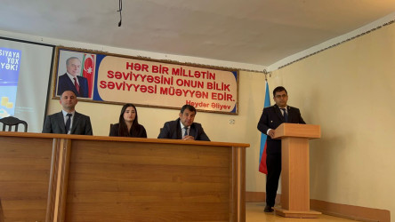 Korrupsiyaya qarşı mübarizə tədbirləri ilə əlaqədar tədbir keçirilib.