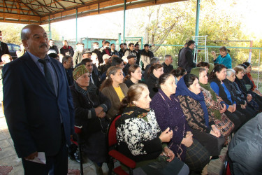 Ağcabədi Rayon İcra Hakimiyyətinin başçısı Rafil Hüseynovun səyyar qəbul-görüşü Şahsevən kəndində keçirilib