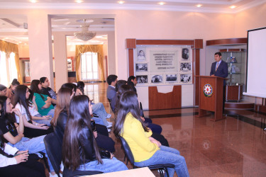 “Konstitusiya və Suverenlik İli” çərçivəsində “Ümummilli Lider Heydər Əliyev müstəqil Azərbaycan  Konstitusiyasının müəllifidir” mövzusunda tədbir keçirilmişdir.