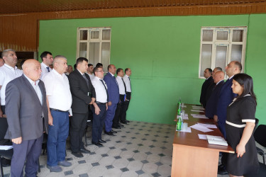 Ağcabədi Rayon İcra Hakimiyyətinin başçısı Sarvanlar kəndində səyyar qəbul keçirib