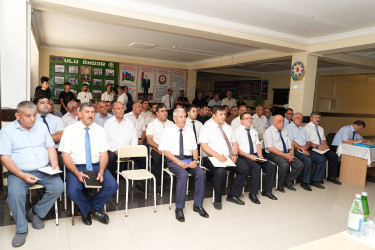 Ağcabədi Rayon İcra Hakimiyyətinin başçısı Rafil Hüseynov Avşar kəndində səyyar qəbul-görüş keçirib