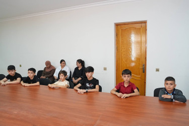 Ağcabədidə yeni tədris ili ilə bağlı şəhid övladları ilə görüş keçirilmişdir.