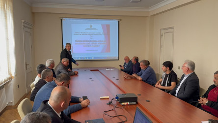 Ağcabədidə baramaçılığın inkişafı, kooperasiya əlaqələrinin gücləndirilməsi və investisiyaların cəlb edilməsi məsələləri müzakirə olunub
