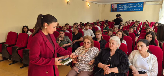 Ağcabədi rayon Pedaqoji Kollecində “Narkotik asılılığı problemində ailələrin rolu və valideyn məsuliyyəti” mövzusunda tədbir keçirilib.