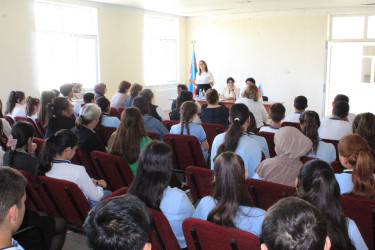 “Uşaq və yeniyetmələrin hüquq və vəzifələri” mövzusunda Şahsevən Təzəkənd,  Şahsevən, Sarvanlar və Muğanlı məktəbliləri ilə görüş keçirilmişdir.