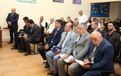 Xocavənd kəndində Ağcabədi Rayon İcra Hakimiyyətinin başçısı Rafil Hüseynovun səyyar qəbul-görüşü keçirilmişdir.