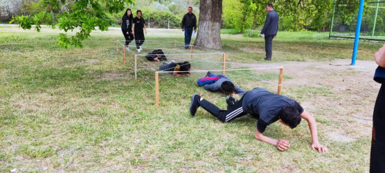 “Şahin“ hərbi-idman oyununun Ağcabədi rayon birinciliyi keçirilmişdir.