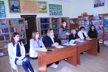 Ağcabədi şəhər 1 saylı tam orta məktəbində “Uşaq və yeniyetmələrin hüquq və vəzifələri”  mövzusunda maarifləndirmə tədbiri keçirilib