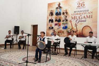 Ağcabədidə “Beynəlxalq Azərbaycan Muğamı və Musiqisi Günü” münasibətilə muğam gecəsi keçirilib