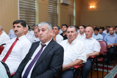 Ağcabədidə fermerlərlə aqrar dəstək mexanizmləri müzakirə edilib
