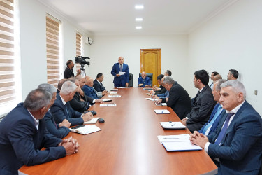 Ağcabədi rayonunda kənd təsərrüfatının inkişafı istiqamətində işlər davam etdirilir