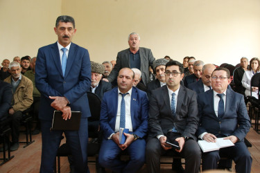 Muğanlı kəndində Ağcabədi Rayon İcra Hakimiyyətinin başçısı Rafil Hüseynovun səyyar qəbul-görüşü keçirilmişdir.