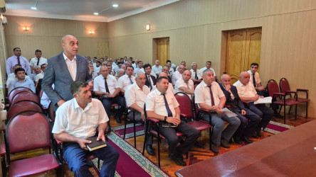 Ağcabədidə “2026–2030-cu illərdə kənd təsərrüfatı məhsullarının istehsalı və emalı sahələrinin inkişafına dair İş Planı”nın hazırlanması ilə bağlı tədbir keçirilib