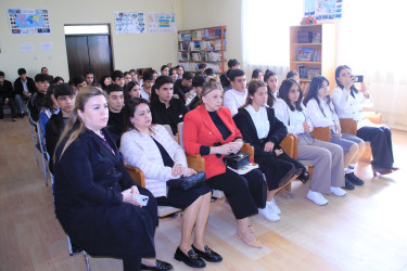 Ağcabədi şəhər 1 saylı tam orta məktəbində “Uşaq və yeniyetmələrin hüquq və vəzifələri”  mövzusunda maarifləndirmə tədbiri keçirilib