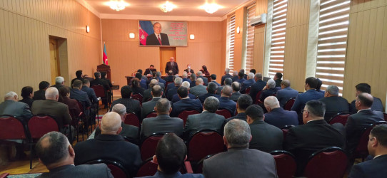 Ağcabədi Rayon İcra Hakimiyyətində Şuranın geniş iclası keçirilib
