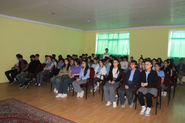 “Konstitusiya və suverenlik ili” çərçivəsində  Ağcabədi rayonunun ümumtəhsil məktəblərində “Uşaq və yeniyetmələrin hüquq və vəzifələri”  mövzusunda tədbir keçirilmişdir.