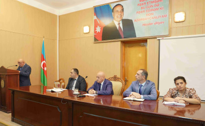 Ağcabədidə kənd təsərrüfatı sahəsində qarşıda duran vəzifələr müzakirə olunub