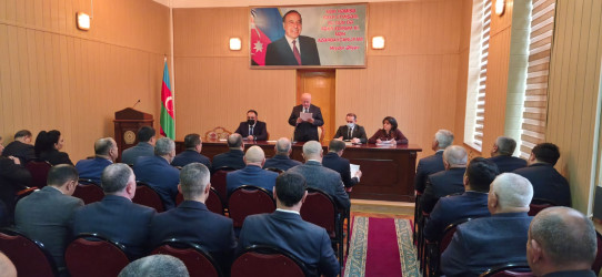Ağcabədi Rayon İcra Hakimiyyətində Şuranın geniş iclası keçirilib