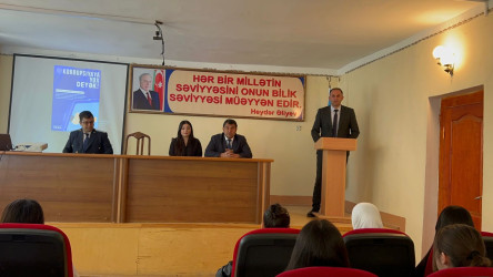 Korrupsiyaya qarşı mübarizə tədbirləri ilə əlaqədar tədbir keçirilib.