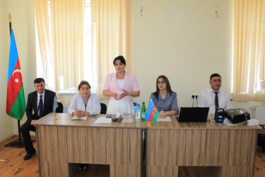 “Uşaq və yeniyetmələrin hüquq və vəzifələri” mövzusunda 5 məktəbdə maarifləndirmə tədbirləri davam etdirilib.