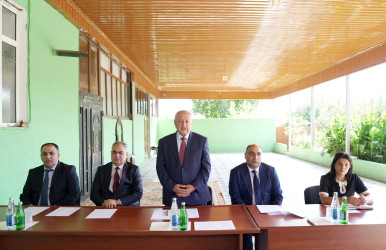 Ağcabədi Rayon İcra Hakimiyyətinin başçısı Sarvanlar kəndində səyyar qəbul keçirib