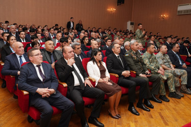 Ağcabədidə Heydər Əliyevin anadan olmasının 103-cü ildönümü münasibətilə tədbir təşkil olunub