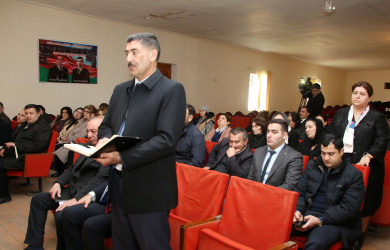 Ağcabədi Rayon İcra Hakimiyyətinin başçısı Rafil Hüseynovun Hacıbədəlli kəndində səyyar qəbul-görüşü keçirilmişdir.