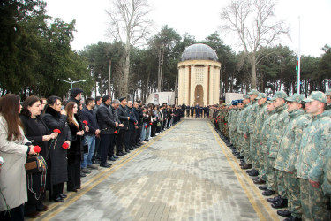 Ağcabədidə Xocalı soyqırımının ildönümü ilə əlaqədar anım mərasimi keçirilib.