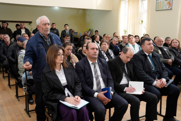 Ağcabədi Rayon İcra Hakimiyyətinin başçısı Rafil Hüseynovun Xocavənd kəndində səyyar qəbul-görüşü keçirilmişdir.