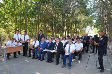 Ağcabədi Rayon İcra Hakimiyyətinin başçısı Arazbar kəndində səyyar qəbul-görüş keçirib