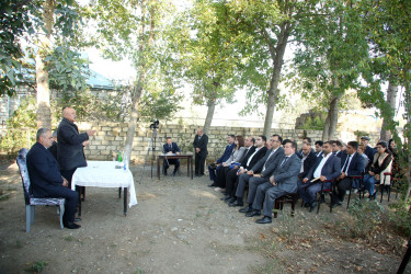 Ağcabədi Rayon İcra Hakimiyyətinin başçısı Rafil Hüseynovun Şahsevən kəndində səyyar qəbul-görüşü keçirilmişdir