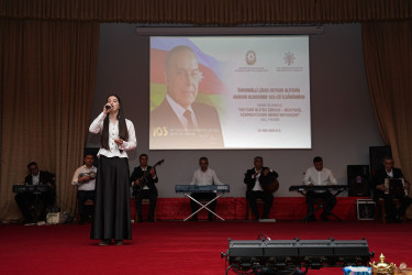 Ağcabədidə Heydər Əliyevin anadan olmasının 103-cü ildönümü münasibətilə tədbir təşkil olunub