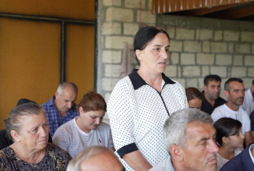 Ağcabədi Rayon İcra Hakimiyyətinin başçısı Sarvanlar kəndində səyyar qəbul keçirib