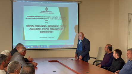 Ağcabədidə baramaçılığın inkişafı, kooperasiya əlaqələrinin gücləndirilməsi və investisiyaların cəlb edilməsi məsələləri müzakirə olunub