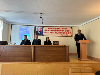 Korrupsiyaya qarşı mübarizə tədbirləri ilə əlaqədar tədbir keçirilib.