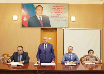 Ağcabədidə kənd təsərrüfatı sahəsində qarşıda duran vəzifələr müzakirə olunub