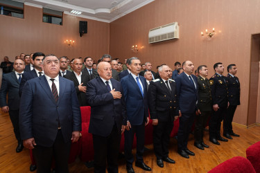Ağcabədidə Heydər Əliyevin anadan olmasının 103-cü ildönümü münasibətilə tədbir təşkil olunub