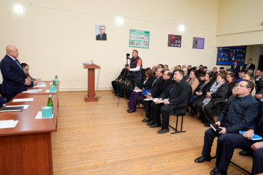 Ağcabədi Rayon İcra Hakimiyyətinin başçısı Rafil Hüseynovun Xocavənd kəndində səyyar qəbul-görüşü keçirilmişdir.