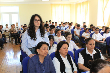 “Uşaq və yeniyetmələrin hüquq və vəzifələri” mövzusunda 5 məktəbdə maarifləndirmə tədbirləri davam etdirilib.