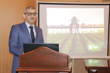 “Dayanıqlı fermer fəaliyyəti üçün aqrar sığorta” mövzusunda tədbir keçirilib.