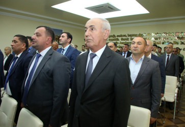 Ağcabədidə Ümummilli Lider Heydər Əliyevin 102 illiyinə həsr olunmuş ümumrayon konfransı keçirilmişdir.