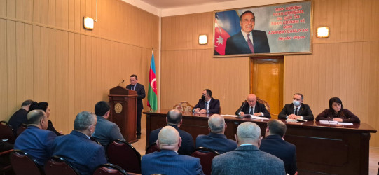 Ağcabədi Rayon İcra Hakimiyyətində Şuranın geniş iclası keçirilib