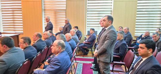 Ağcabədi Rayon İcra Hakimiyyətində Şuranın geniş iclası keçirilib
