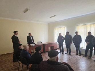 Ağcabədi rayonunda aqrar sahədə subsidiya mexanizmi ilə bağlı maarifləndirici görüş keçirilib.